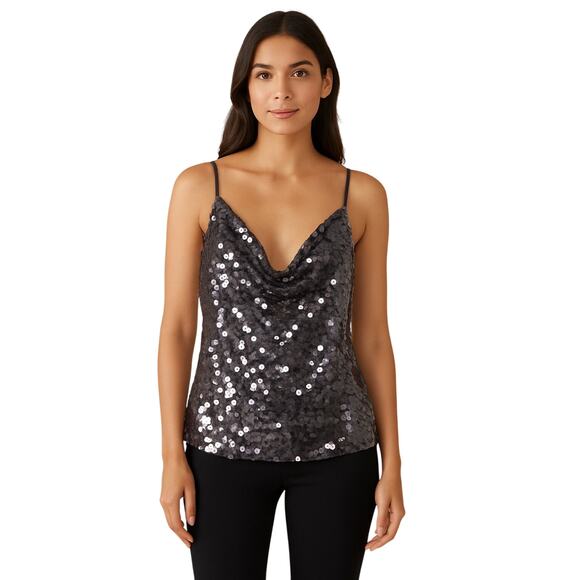 Forever 21 Deadstock Vintage Seqiun Razorback Cowl neck Party Top Y2K Club Med - Picture 1 of 10